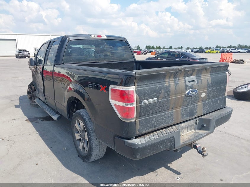 Vin: 1ftfx1cf7dkd07199, lot: 46697686, ford f-150 stx 20133