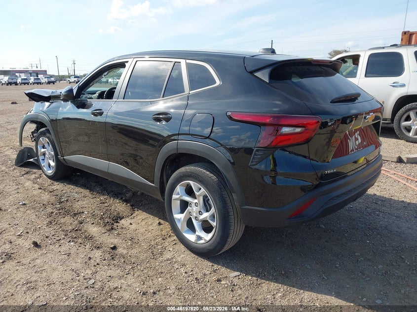 Vin: kl77lfep7tc084607, lot: 46697704, chevrolet trax fwd ls 20263