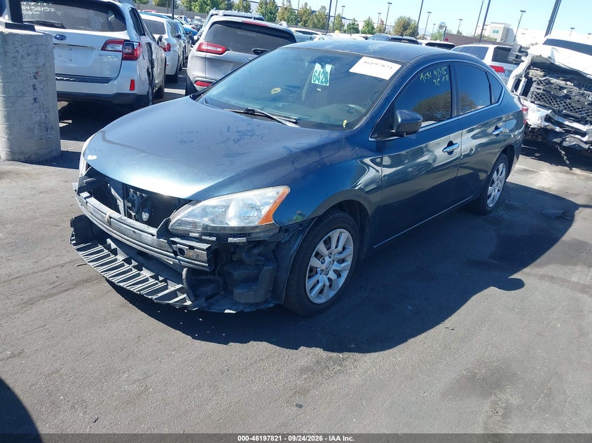 Vin: 3n1ab7ap7ey339938, lot: 46697705, nissan sentra sv 20142