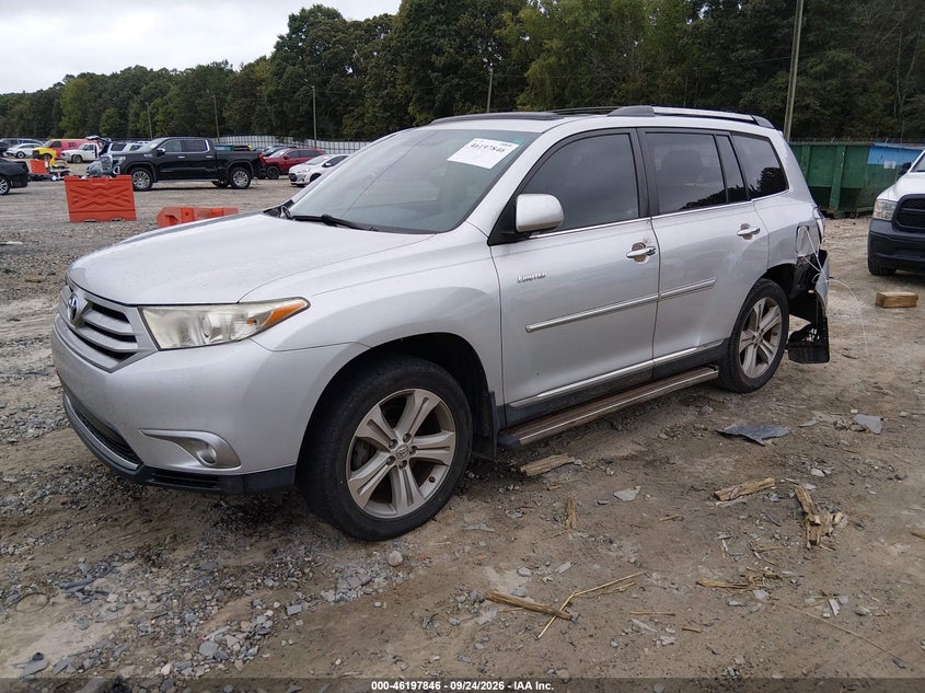 Vin: 5tdyk3eh6cs082251, lot: 46697730, toyota highlander limited v6 20122