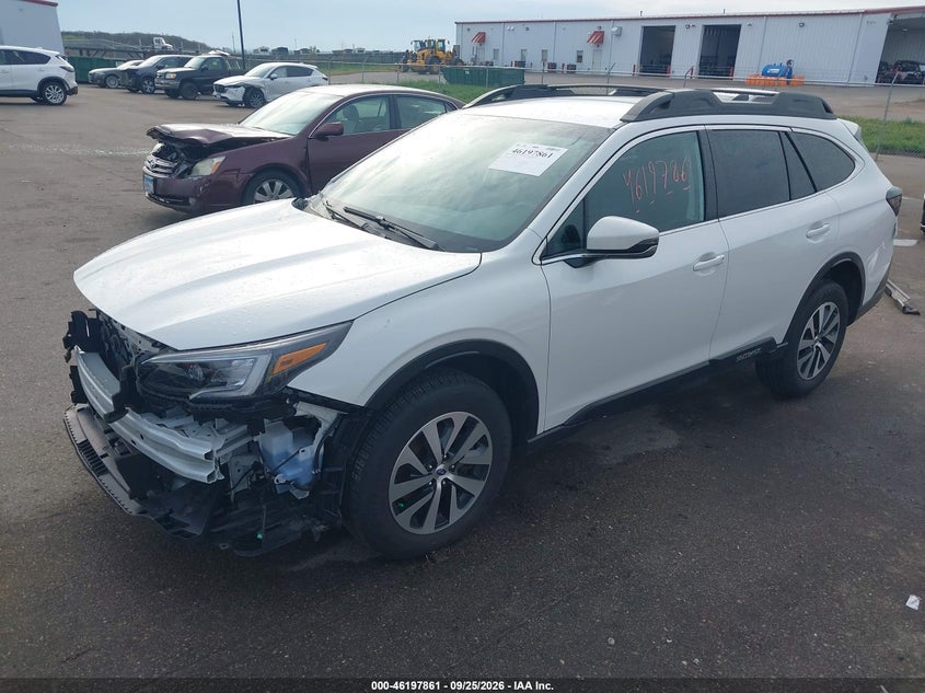 Vin: 4s4btadc6n3203731, lot: 46697745, subaru outback premium 20222