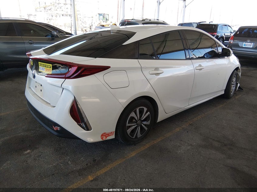 Vin: jtdkarfp3h3040503, lot: 46697755, toyota prius prime premium 20174