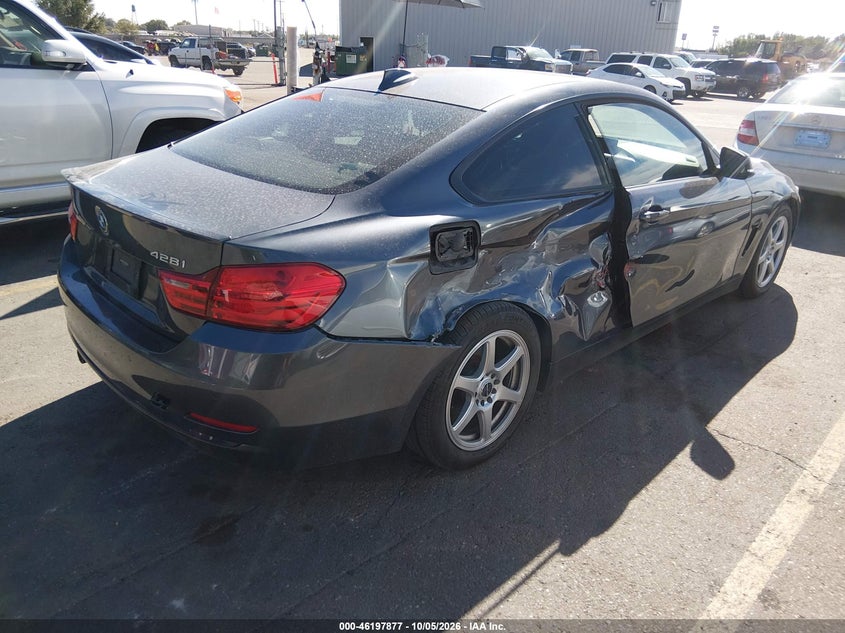 Vin: wba3n7c50fk224572, lot: 46697761, bmw 428i 20154