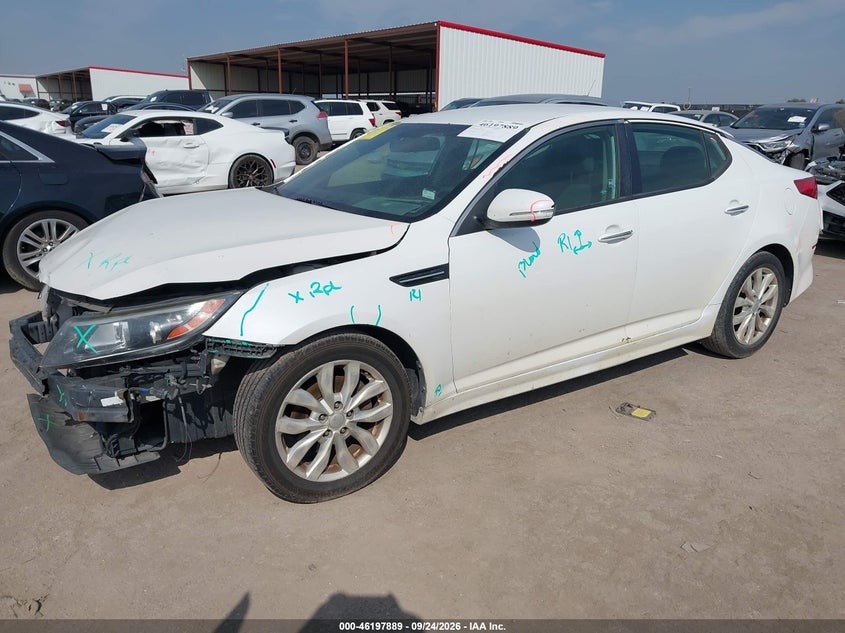 Vin: 5xxgm4a78fg463789, lot: 46697773, kia optima lx 20152