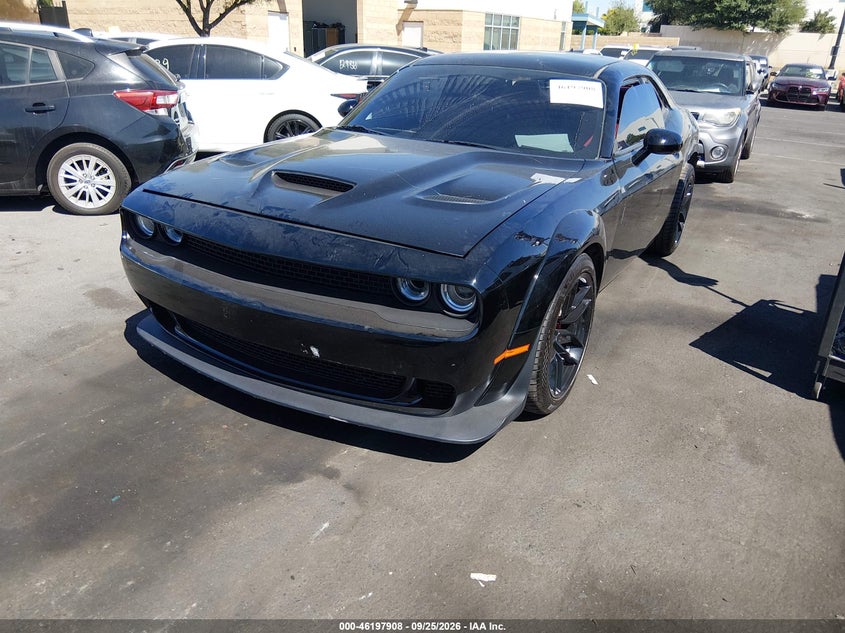 2019 Dodge Challenger, Левый зад, IAAI, VIN 2C3CDZFJ7KH607134 — фото 2
