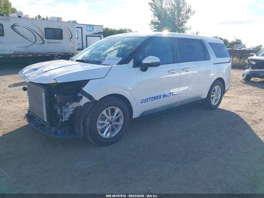 Vin: kndnb4h35r6303663, lot: 46697800, kia carnival mpv lx seat package 20242