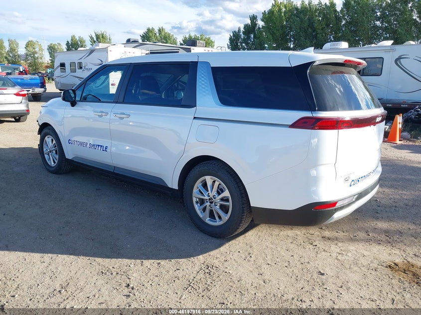 Vin: kndnb4h35r6303663, lot: 46697800, kia carnival mpv lx seat package 20243
