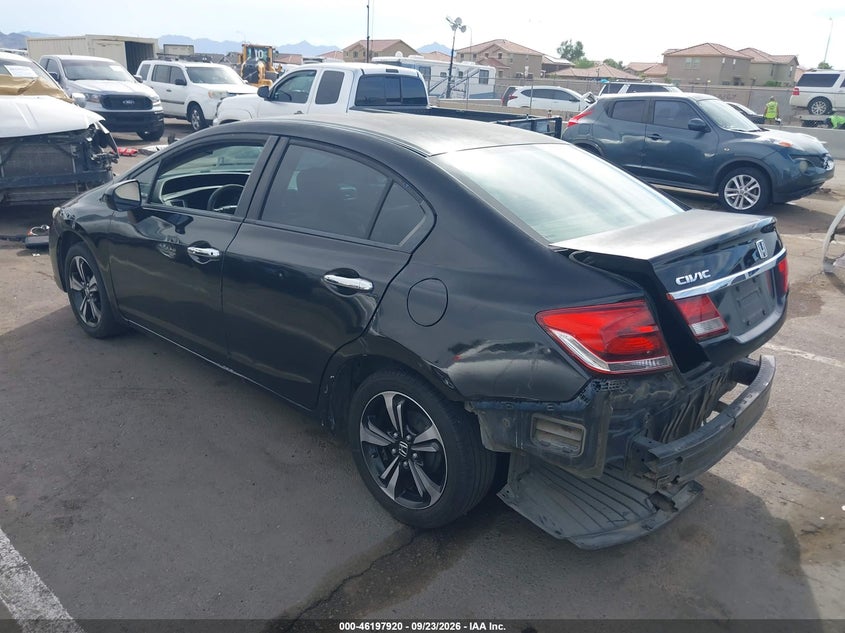 Vin: 19xfb2f58ee235800, lot: 46697804, honda civic lx 20143