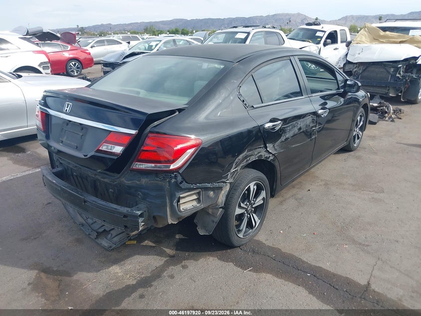 Vin: 19xfb2f58ee235800, lot: 46697804, honda civic lx 20144