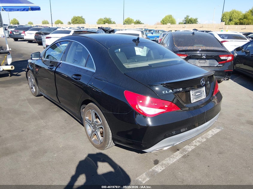 Vin: wddsj4eb7jn594720, lot: 46697815, mercedes-benz cla 250 20183