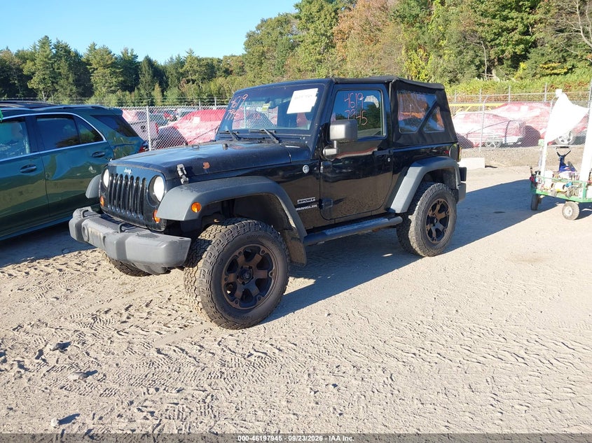 Vin: 1c4ajwag9dl546025, lot: 46697829, jeep wrangler sport 20132