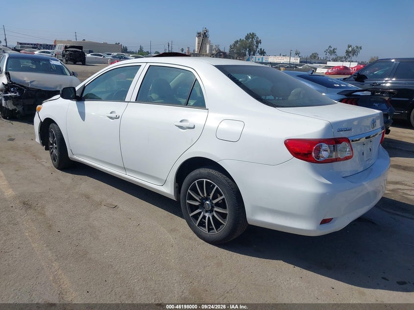 Vin: 2t1bu4ee3bc661345, lot: 46697884, toyota corolla 20113