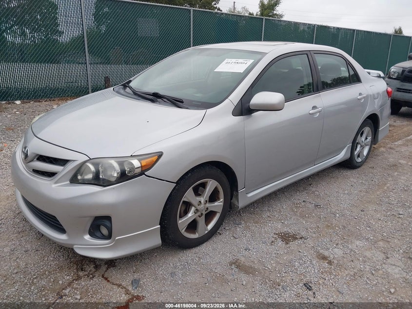 Vin: 5yfbu4ee2cp028370, lot: 46697888, toyota corolla s 20122
