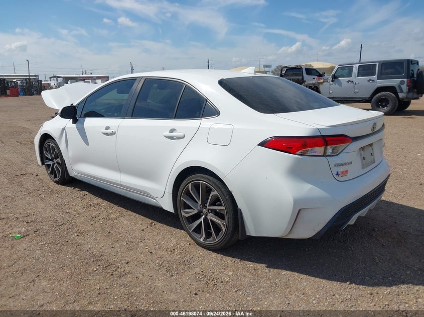 Vin: jtds4rce1lj034472, lot: 46697958, toyota corolla se/night shade 20203