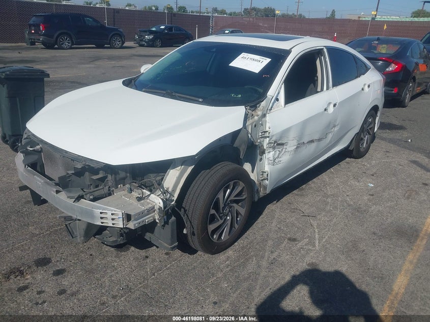 Vin: 19xfc2f84he213482, lot: 46697965, honda civic ex 20172