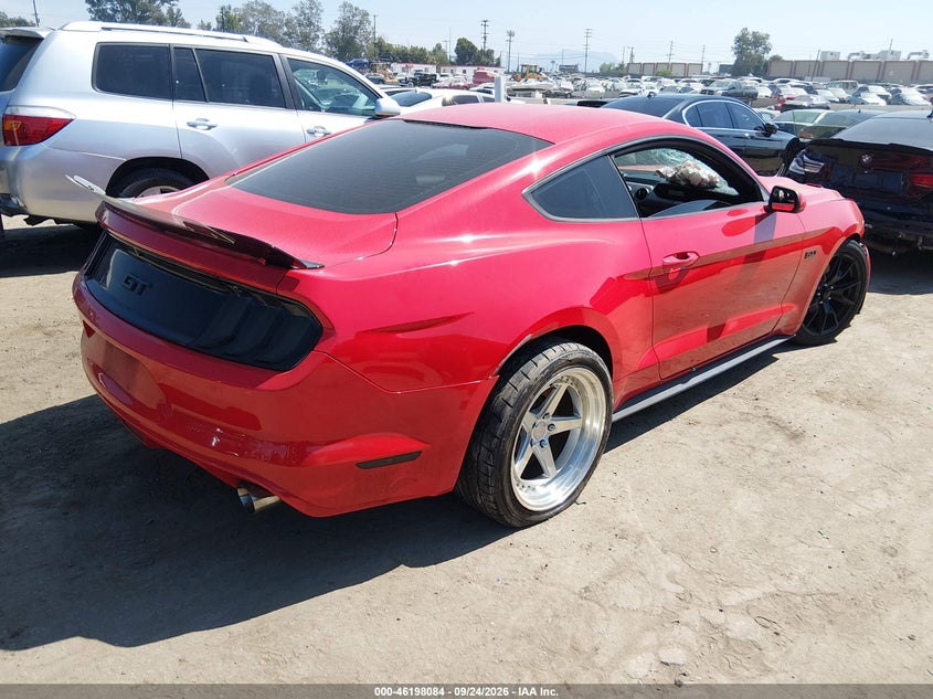 Vin: 1fa6p8cf0h5307063, lot: 46697968, ford mustang gt 20174
