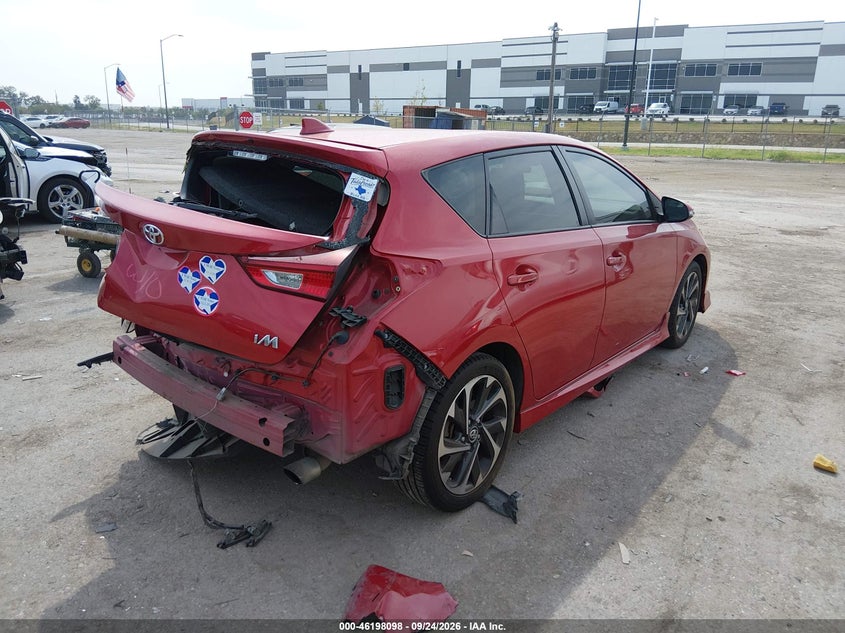 Vin: jtnkarje4jj571597, lot: 46697982, toyota corolla im 20184