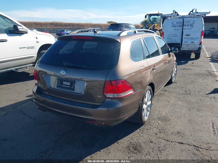 Vin: 3vwpl7aj7em617175, lot: 46697990, volkswagen jetta sportwagen 2.0l tdi 20144