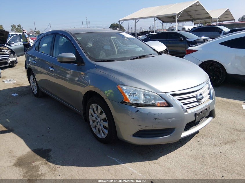 Vin: 3n1ab7ap6dl756933, lot: 46697991, nissan sentra sv 2013 img_1