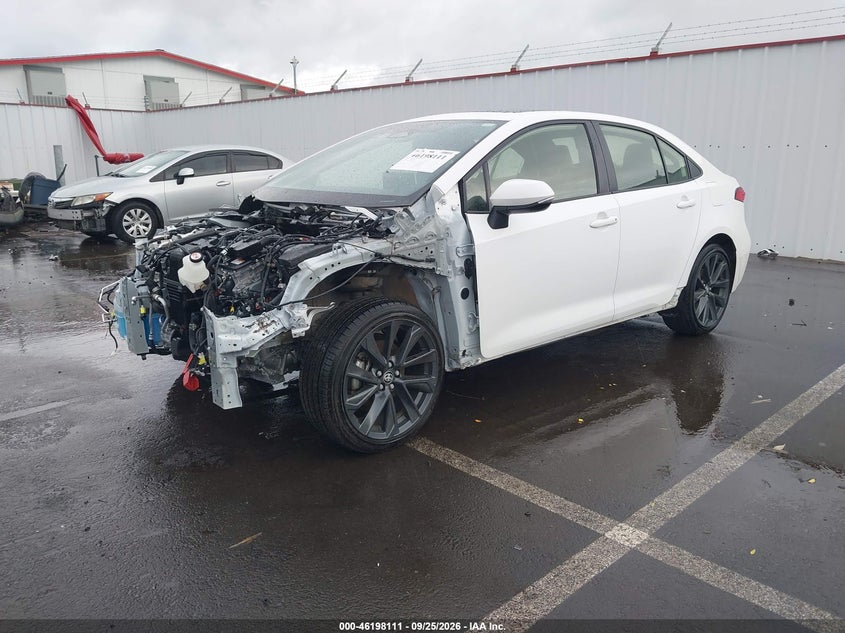 Vin: jtdbcmfe5sj042140, lot: 46697995, toyota corolla hybrid se 20252