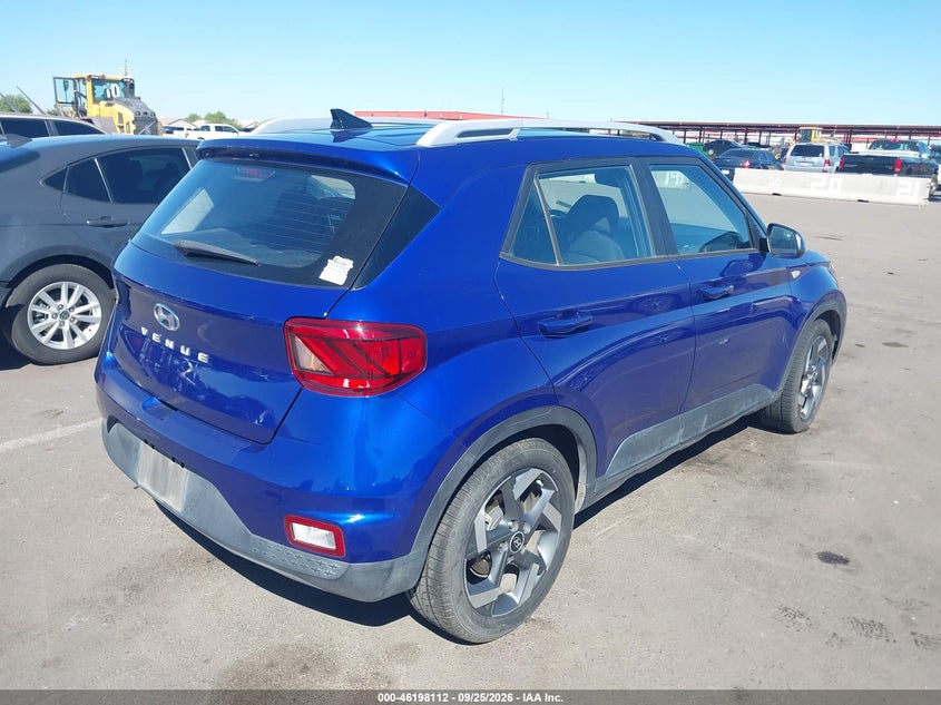 Vin: kmhrc8a38nu195542, lot: 46697996, hyundai venue sel 20224