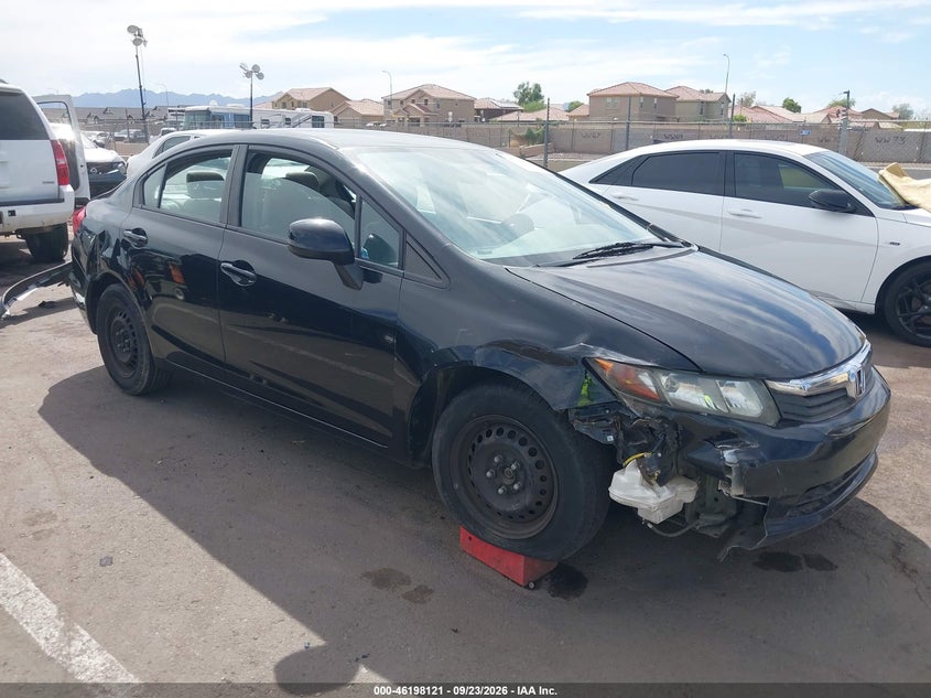 Vin: 19xfb2f51ce369593, lot: 46698005, honda civic sdn lx 2012 img_1