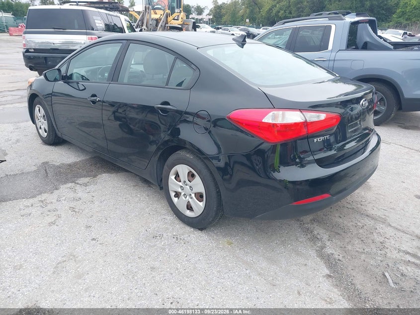 Vin: knafk4a67g5527395, lot: 46698017, kia forte lx 20163