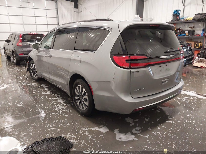 Vin: 2c4rc1r75mr525300, lot: 46698032, chrysler pacifica hybrid touring 20213