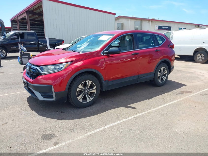 2020 Honda Cr-V 2Wd Lx, Неизвестно, IAAI, VIN 5J6RW1H2XLA004907 — фото 2