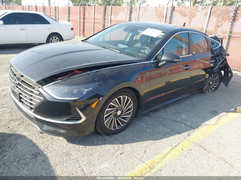 Vin: kmhl54jj5na052525, lot: 46698086, hyundai sonata hybrid limited 20222