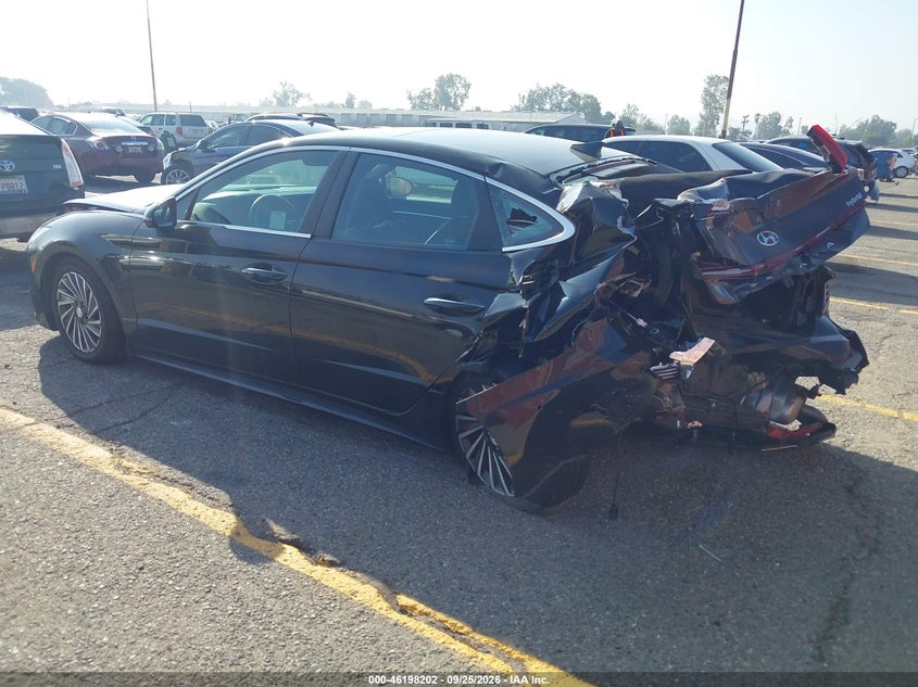 Vin: kmhl54jj5na052525, lot: 46698086, hyundai sonata hybrid limited 20223