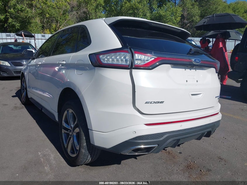 Vin: 2fmpk4ap6gbb53692, lot: 46698087, ford edge sport 20163