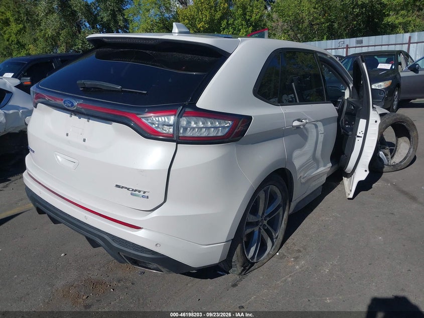 Vin: 2fmpk4ap6gbb53692, lot: 46698087, ford edge sport 20164
