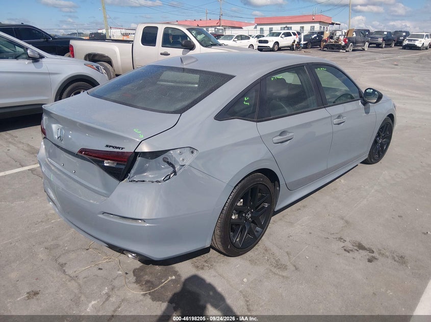 Vin: 2hgfe2f56th562352, lot: 46698089, honda civic sport 20264