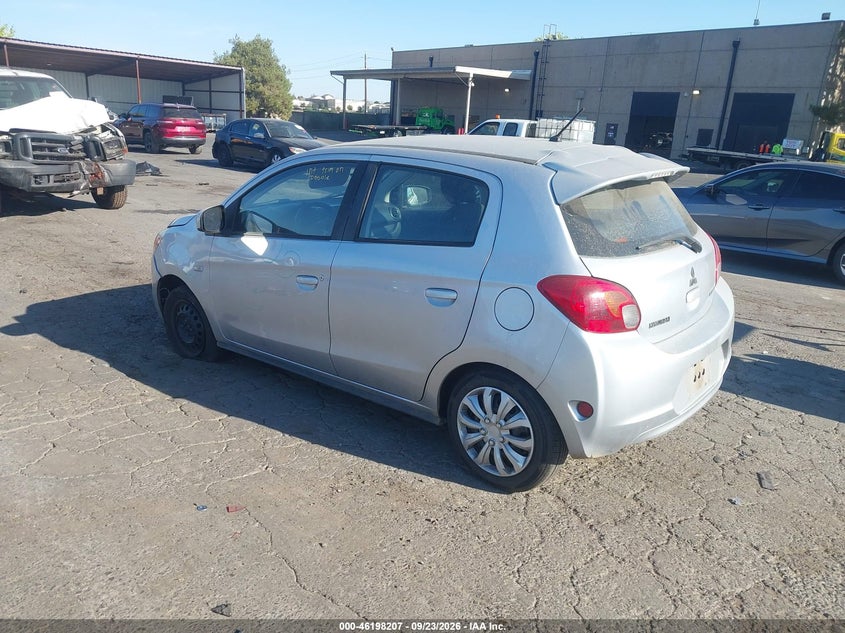 Vin: ml32a3hj7fh044823, lot: 46698091, mitsubishi mirage de 20153