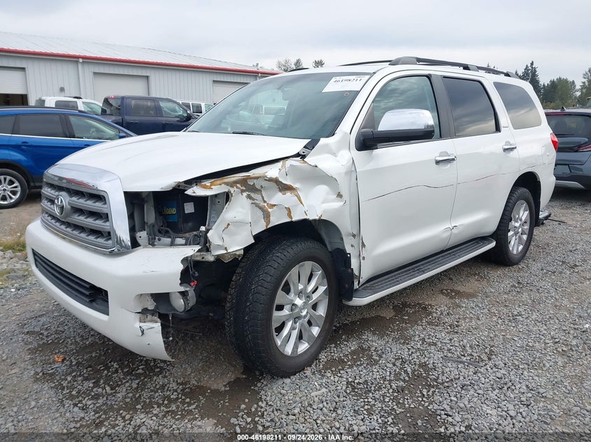 Vin: 5tddy5g11bs050444, lot: 46698095, toyota sequoia platinum 5.7l v8 20112