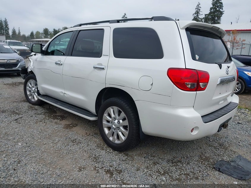 Vin: 5tddy5g11bs050444, lot: 46698095, toyota sequoia platinum 5.7l v8 20113
