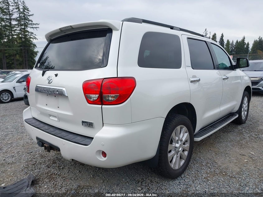 Vin: 5tddy5g11bs050444, lot: 46698095, toyota sequoia platinum 5.7l v8 20114