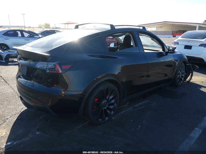 Vin: 5yjygdef9mf277451, lot: 46698126, tesla modelo y performance dual motor all-wheel drive 20214