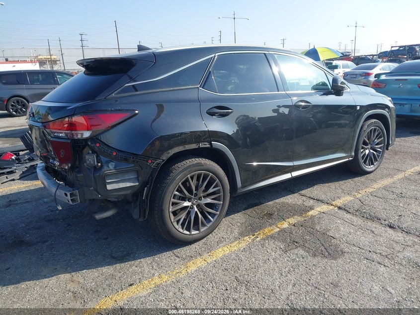 Vin: 2t2yzmda5nc363695, lot: 46698152, lexus rx 350 f sport handling 20224