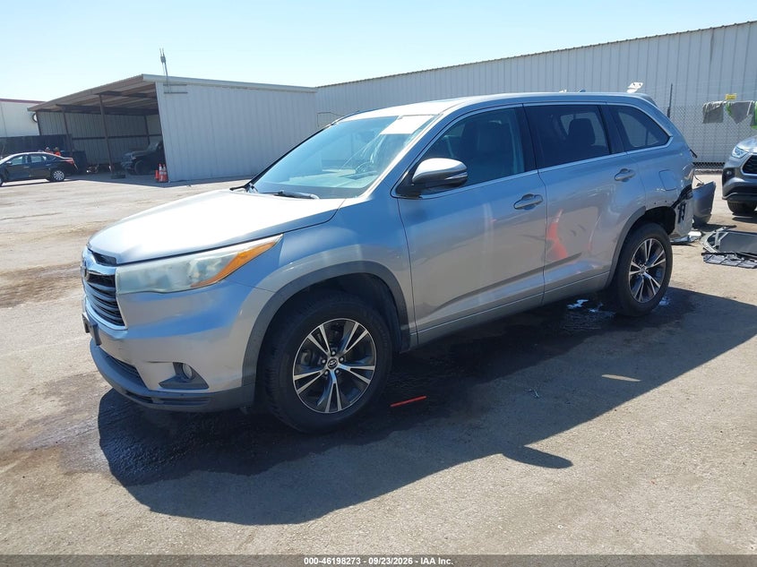 Vin: 5tdkkrfh1gs506271, lot: 46698157, toyota highlander xle 20162