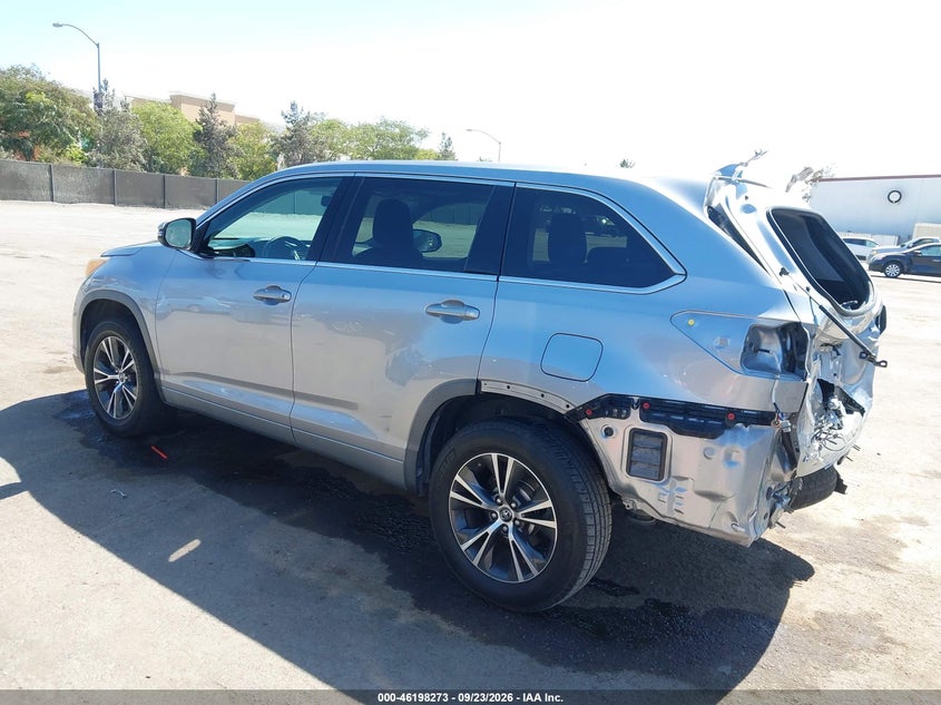Vin: 5tdkkrfh1gs506271, lot: 46698157, toyota highlander xle 20163