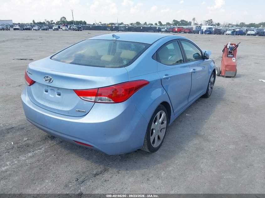 Vin: kmhdh4ae0cu356260, lot: 46698174, hyundai elantra limited (ulsan plant) 20124