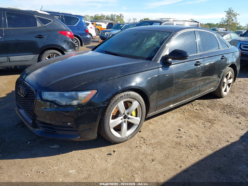 AUDI A6 2012 VIN WAUGGAFC8CN061960
