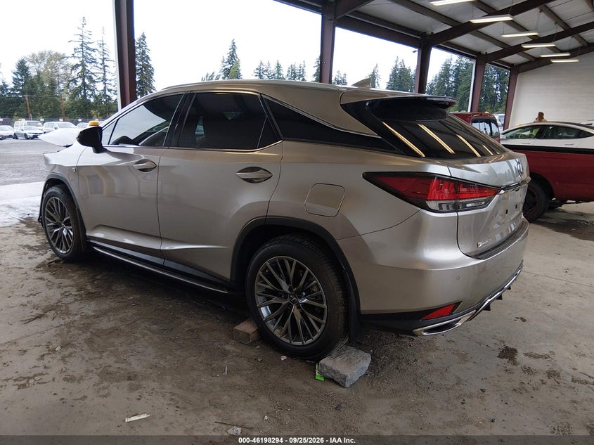 Vin: 2t2yzmda3lc232651, lot: 46698178, lexus rx 350 f sport performance 20203