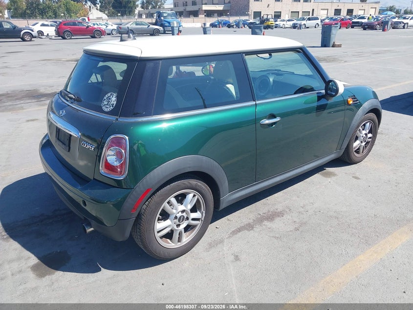 Vin: wmwsu3c54dt690391, lot: 46698191, mini hardtop cooper 20134