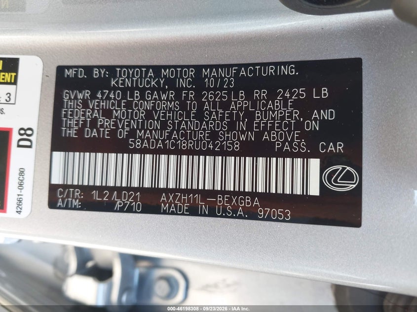 LEXUS ES 300H - zdjęcie 9