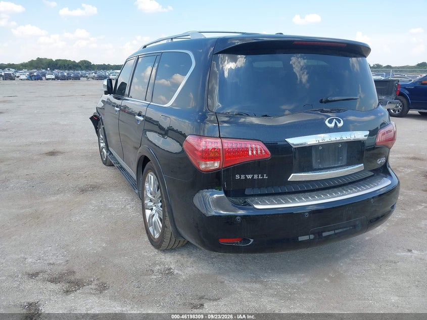 Vin: jn8az2nf2e9552836, lot: 46698193, infiniti qx80 20143
