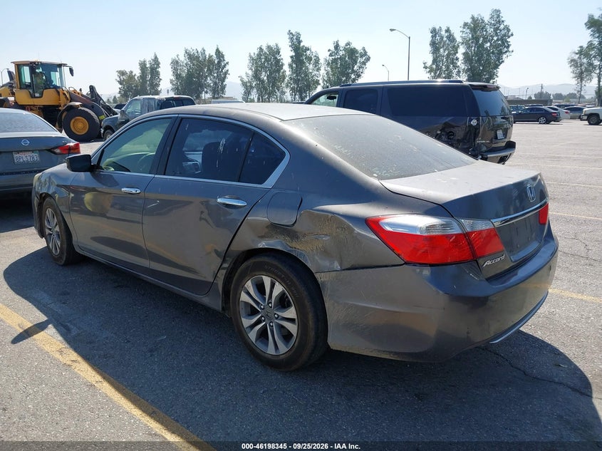 Vin: 1hgcr2f30ea072013, lot: 46698229, honda accord lx 20143