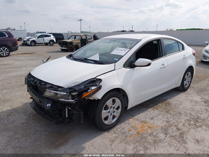 Vin: 3kpfk4a72he122322, lot: 46698240, kia forte lx 20172